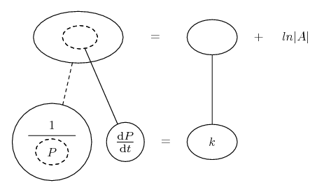 solve dP/dt = kP